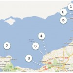 Overzicht normandie surfen