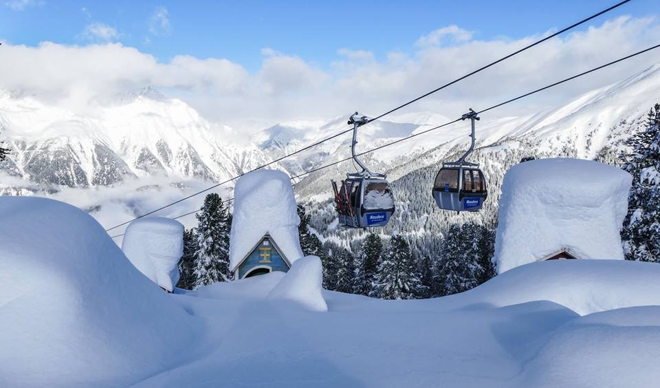 sneeuw in alpen