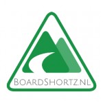 Logo boardshortz met extra witte rand