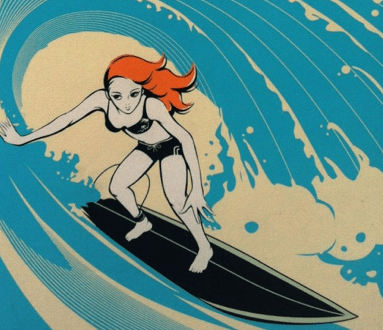 Boek surfen voor vrouwen