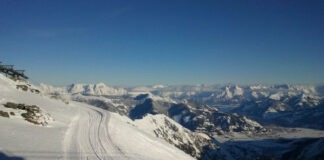 Sneeuw in Kaprun