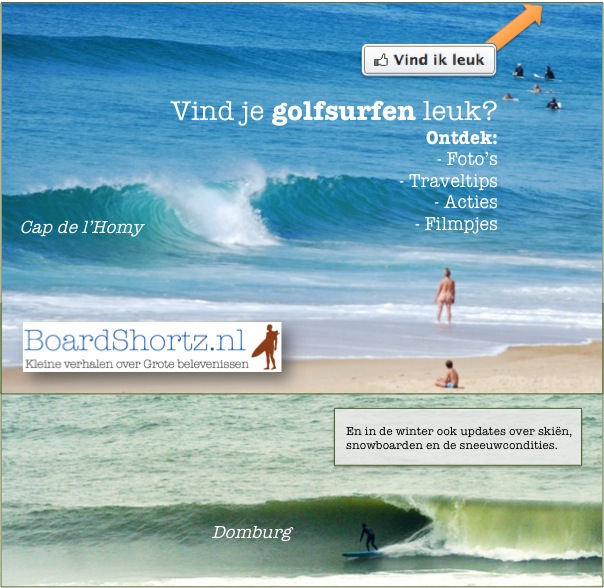 BoardShortz.nl Facebook Welkom