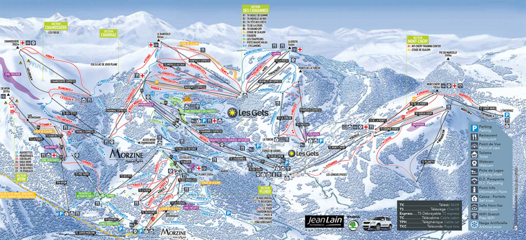 skikaart Les Gets Morzine
