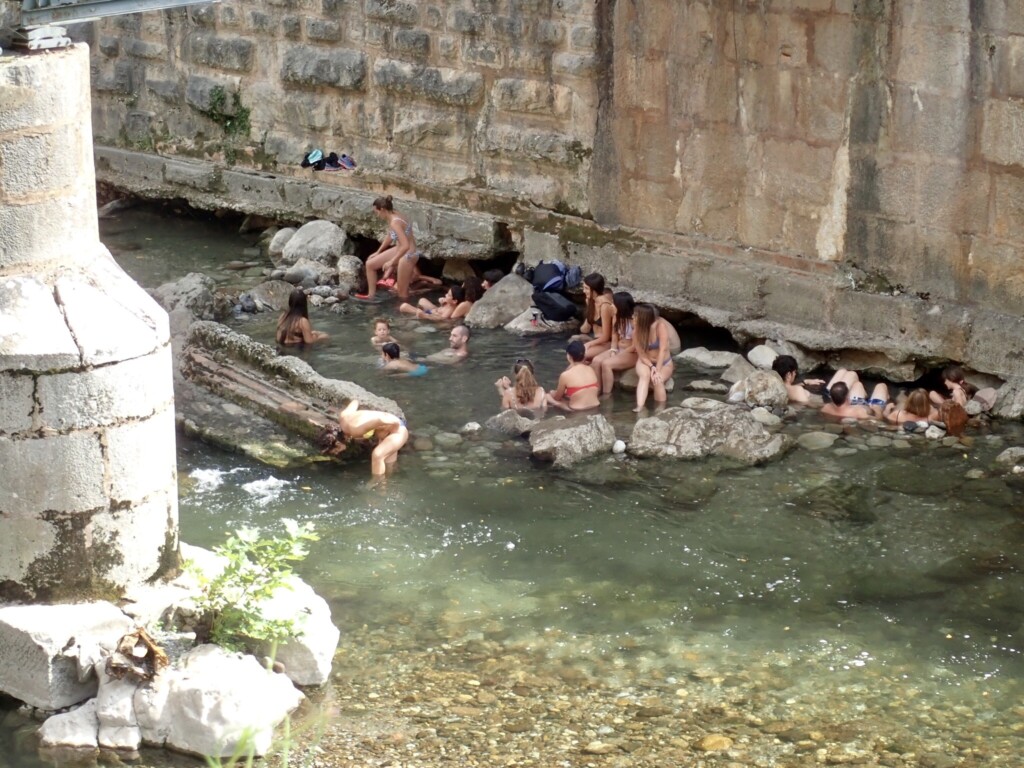 Warm waterbron in de Picos de Europa