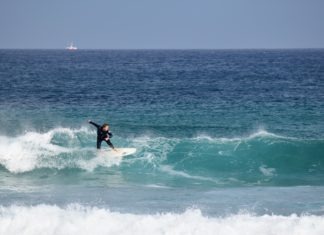 surfen en fulltime baan