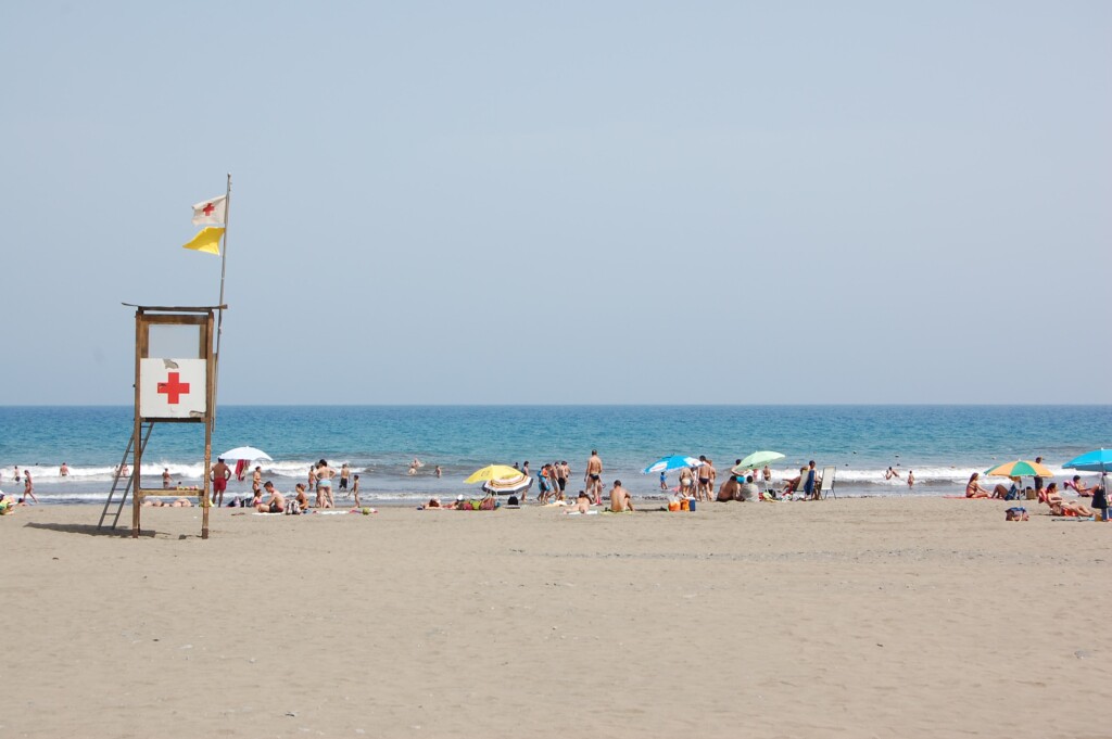 gele strandvlag