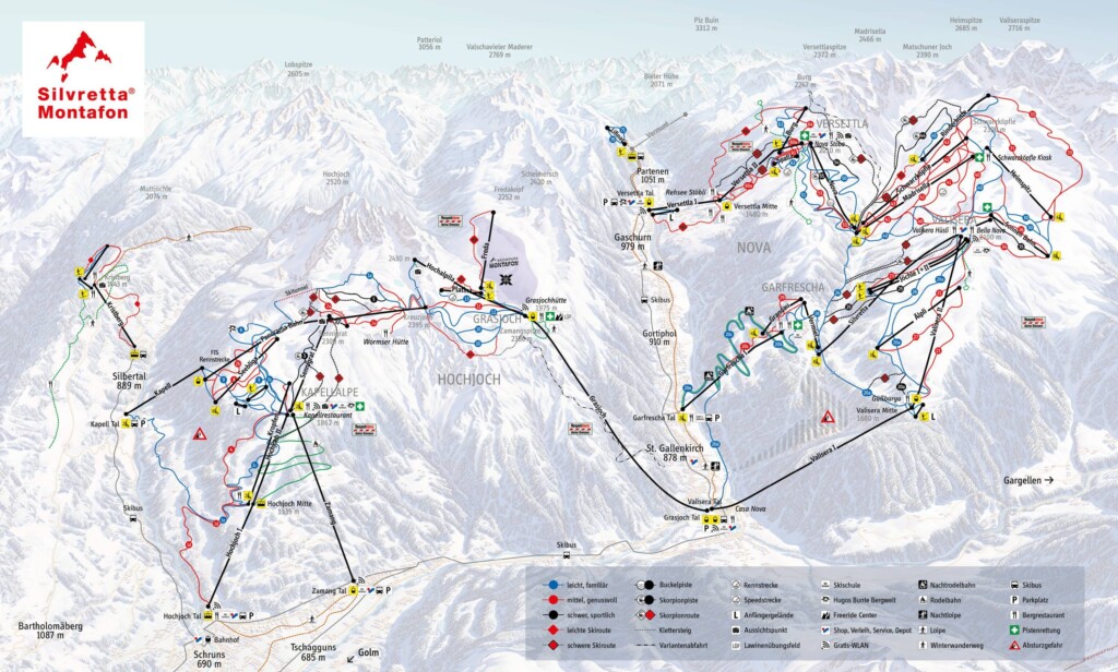 montafon skigebied
