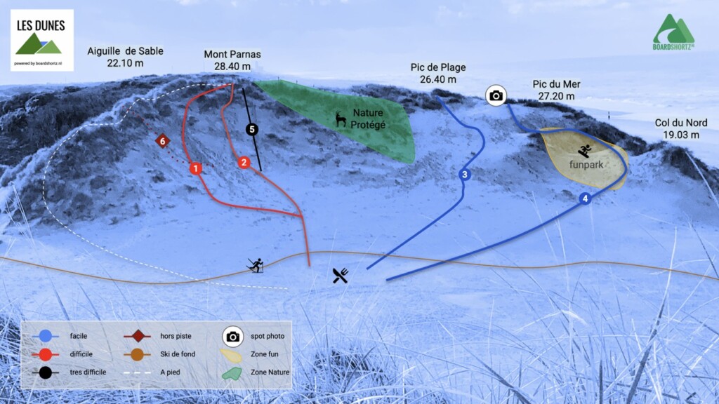 pistemap Les Dunes