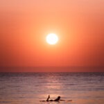 Summer Sunset Surf