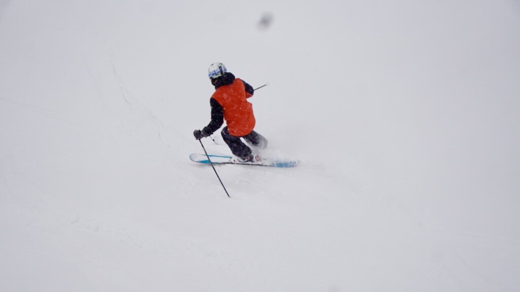 Crans Montana in de sneeuw