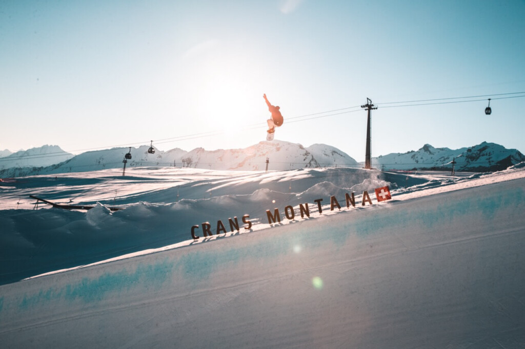 halfpipe crans montana