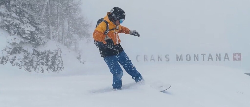 Crans Montana powder