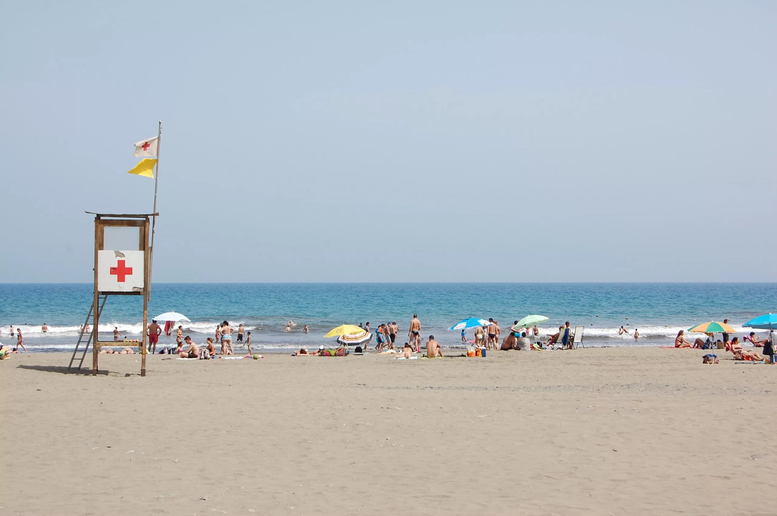 gele strandvlag