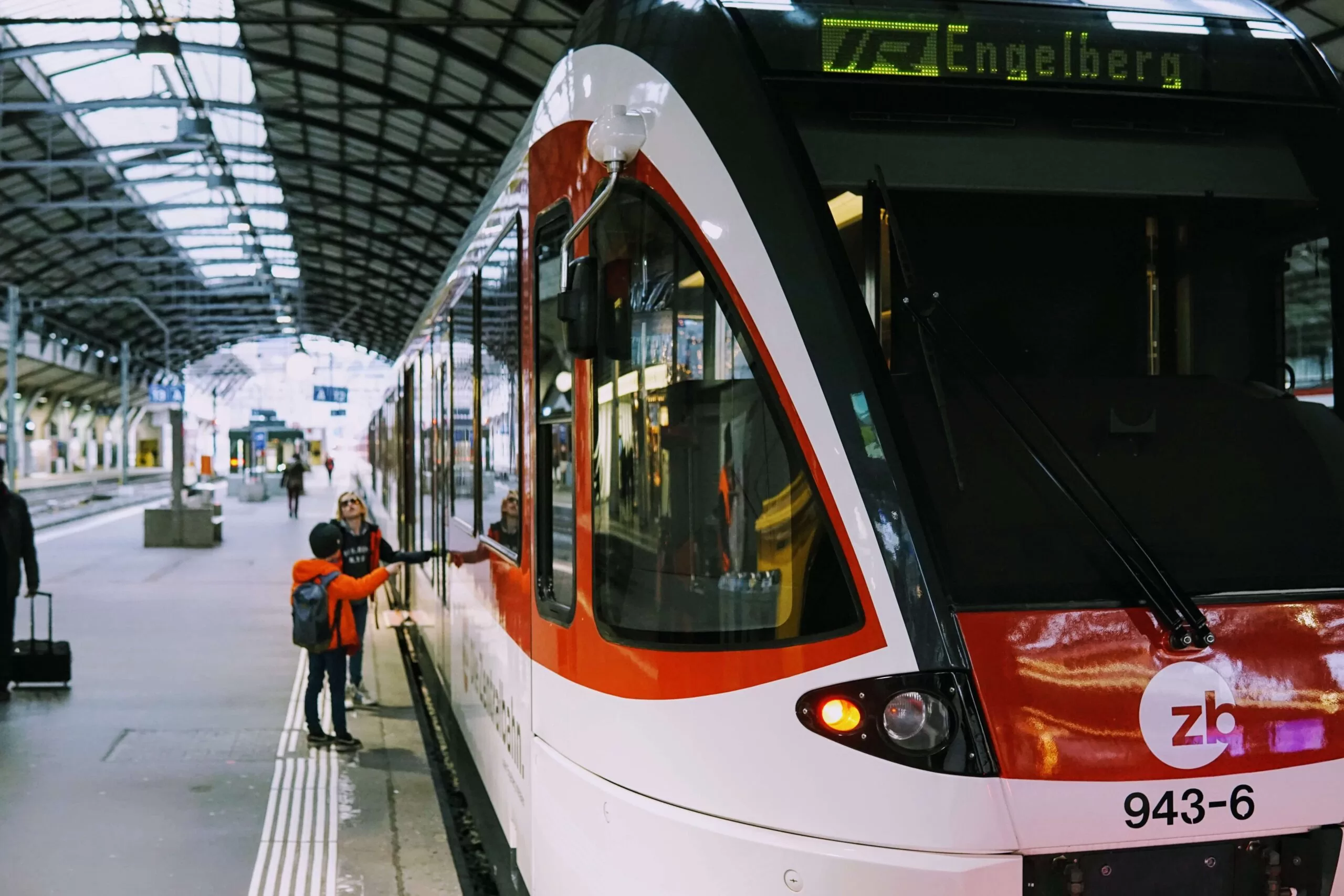 met de trein naar Engelberg