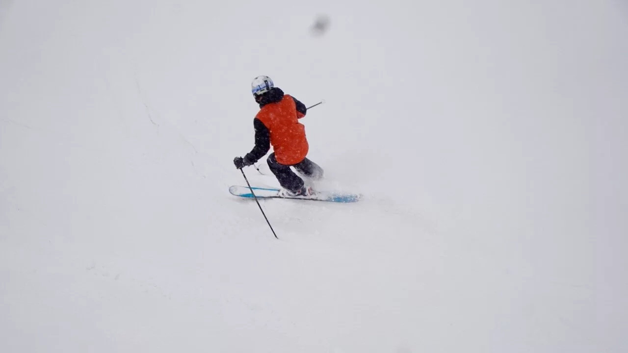 Crans Montana in de sneeuw