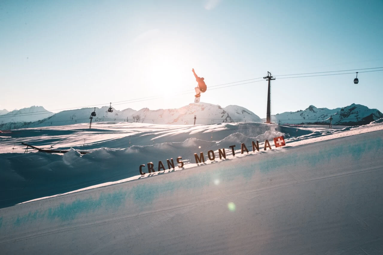 halfpipe crans montana