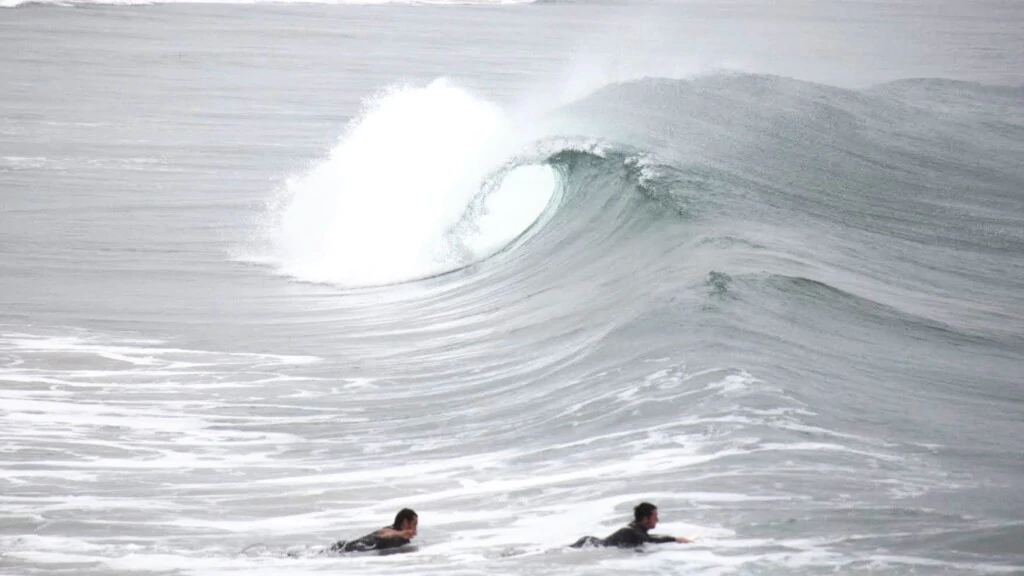 Golven bij Capbreton